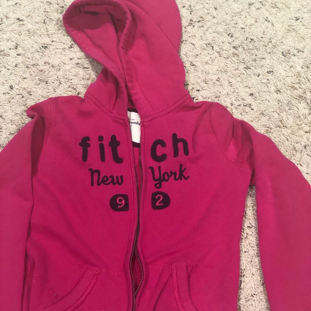 Zip up hoodie